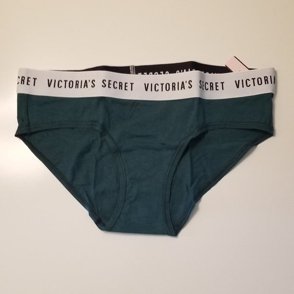 BUNDLE! NWT 3 prs Victoria's Secret Cotton Logo Waist Hiphugger Panty, Size S - Picture 3 of 5
